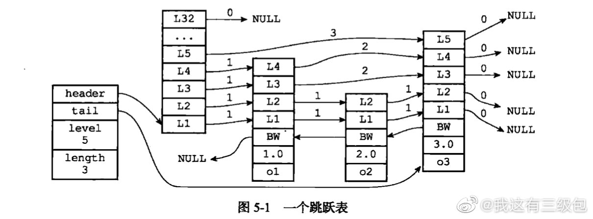 一个跳跃表